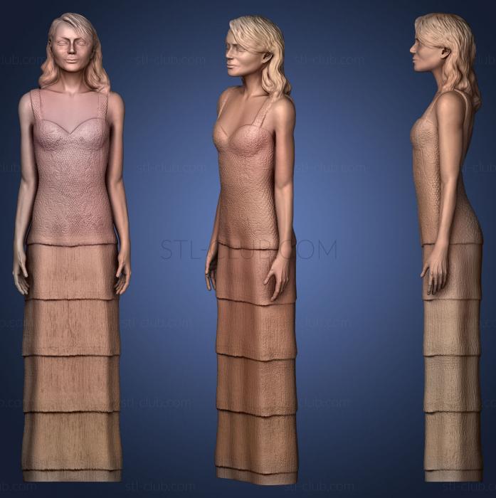 3D model Emma Stone (STL)